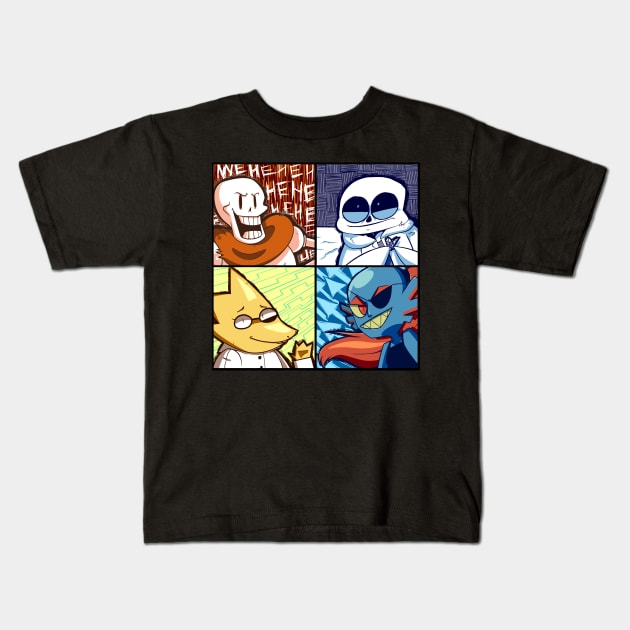 Undertale Kids T-Shirt by lettali